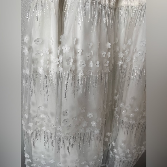 Plus size white floral dress from JessaKae - Picture 3 of 5